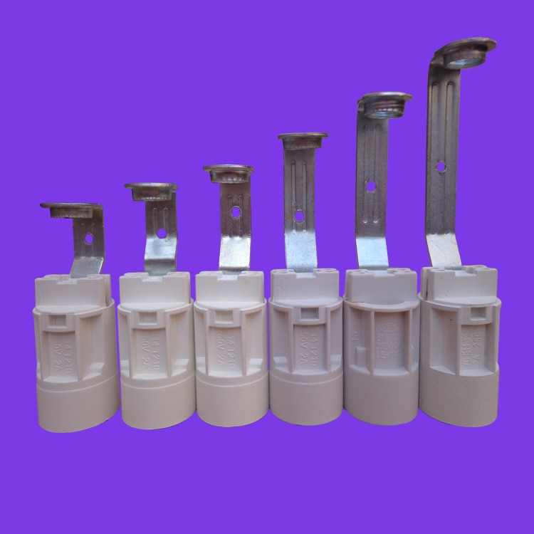 10pcs/lot lampholder E14 bracket lamp holder LED e14 candle light base Crystal lampholder e14 base stent