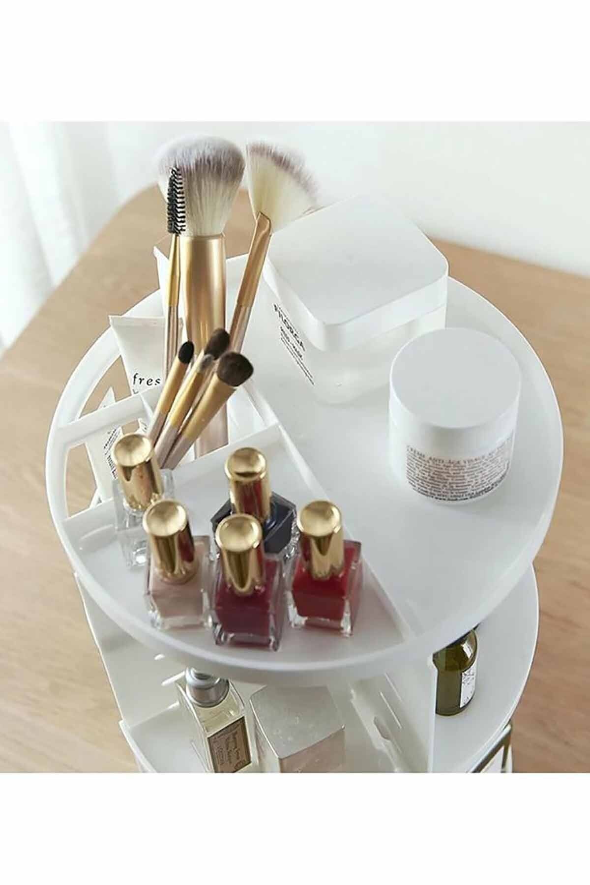360 Degree Rotating Makeup Organizer