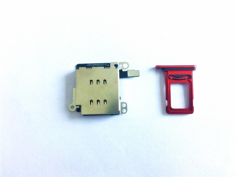 Cable flexible para iPhone XR, lector de tarjetas SIM Dual, bandeja de tarjeta SIM, adaptador de ranura de repuesto: Red