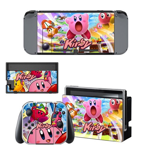 Kirby Skin Sticker vinilo for NintendoSwitch stickers skins for Nintend Switch NS Console Joy-Con Controllers: YSNS0497