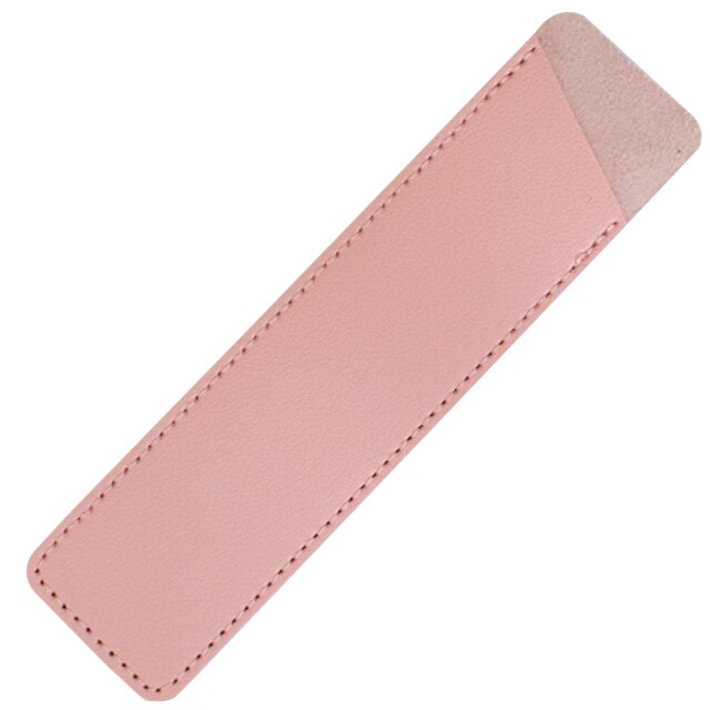 PU Leather Pen Protection Cover Holder Soft Pencil Case Writing Materials Pencilcase Stationery Office School Supplies: Pink