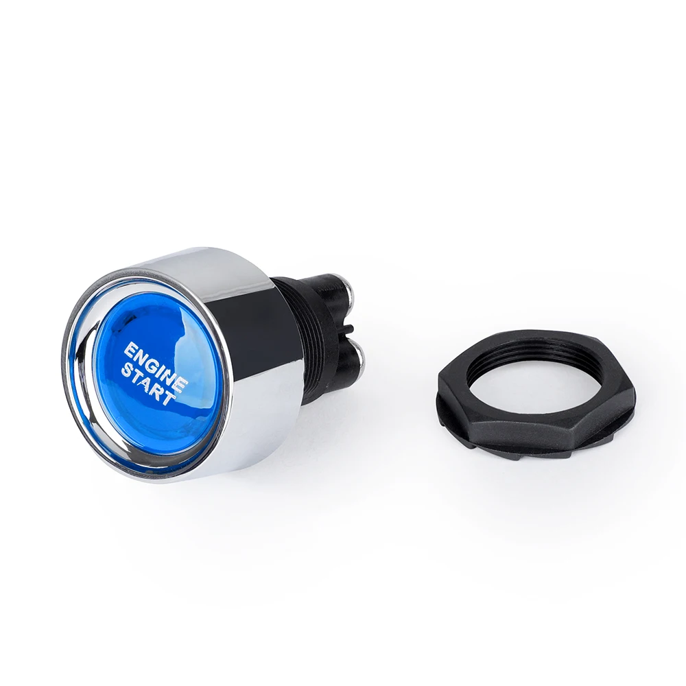 Bouton De Démarrage Moteur Universel 12V-24V 50A - Pour Voiture, Camion, Kart - Remplacement Interrupteur Allumage