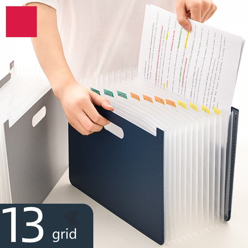 2022 Aankomst Desk Bestandsmap Document Papier Organisator Opslag Houder Multilayer Uitbreiden Box School Kantoorbenodigdheden