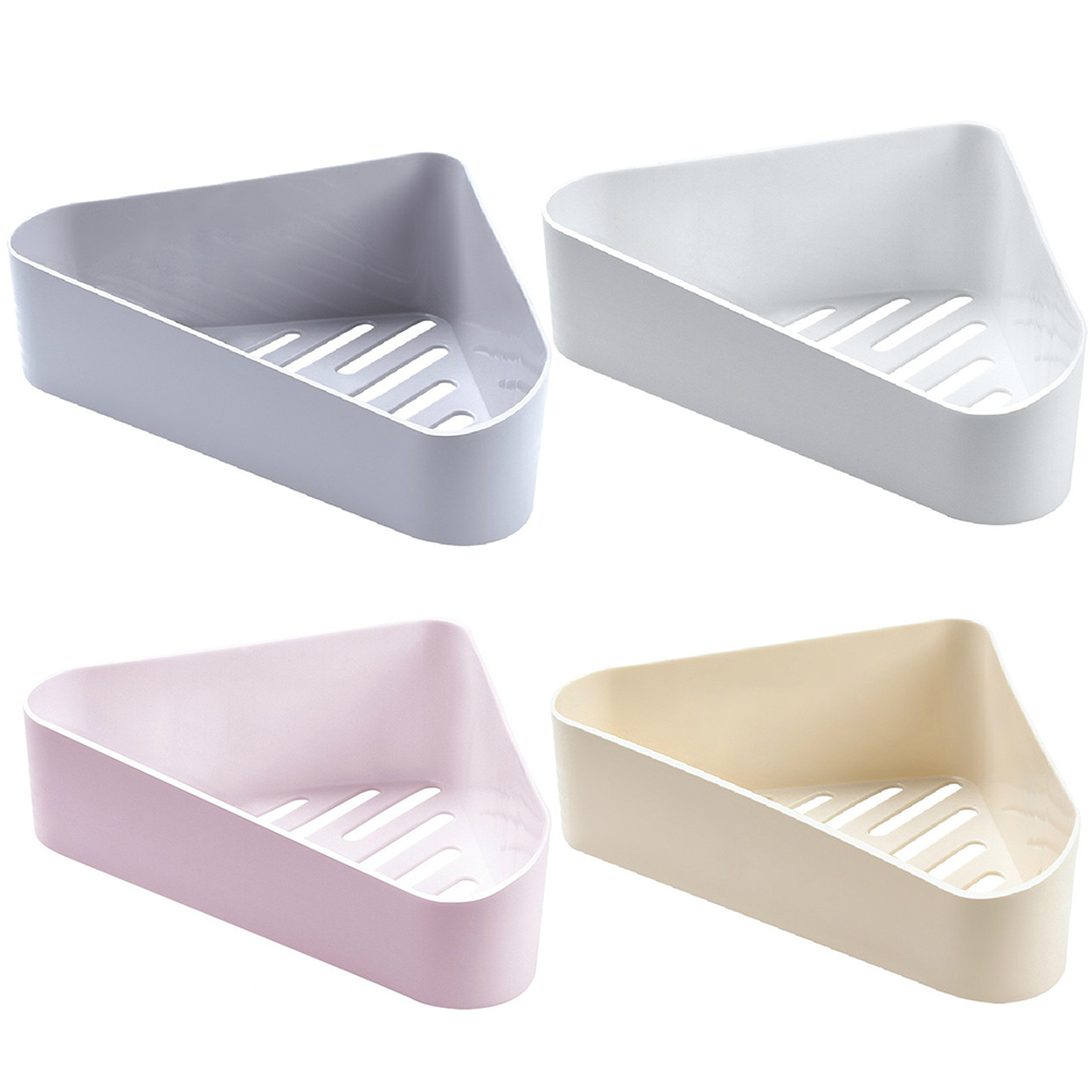 Punch free Corner Shower Shelf Bathroom Shampoo Shower Shelf Holder Kitchen Storage Rack Bathroom Organizer