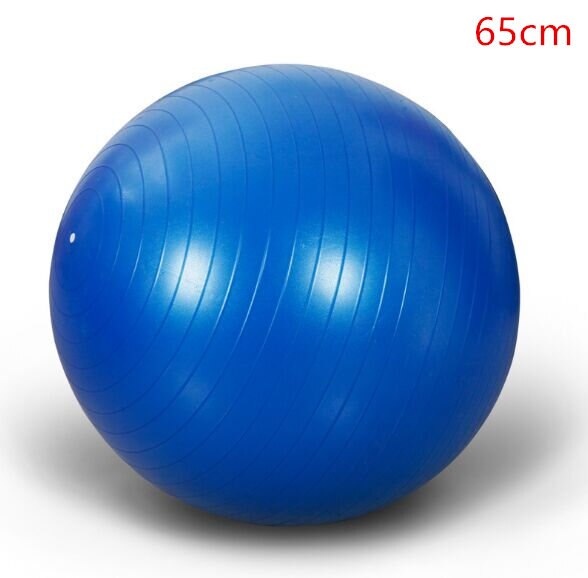 Sports Yoga Balls Bola Pilates Fitness Gym Balance Fitball Exercise Pilates Workout Massage Ball 45cm 55cm 65cm 75cm: 65cm Blue