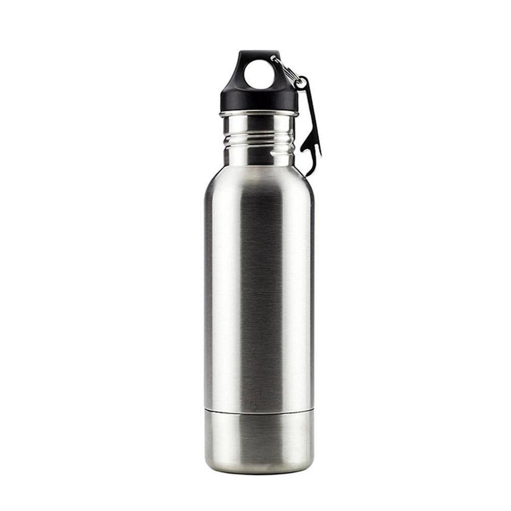 304 Stainless Steel Beer Bottle Holder Cold Insulation Portable Cover Protector Metal Glass Bottle Bottle with Opener I4Z7: A