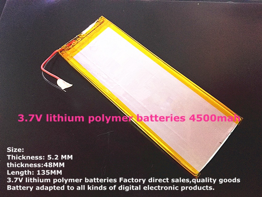 3.7 V lithium polymeer batterijen 4500 mah universele batterij tablet PC 5248135