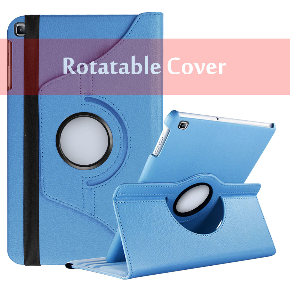 360 Rotating Case for Samsung Galaxy Tab A 10.1 T510 T515 Stand PU Leather Cover for SM-T510 SM-T515 10.1 inch Cover: 7