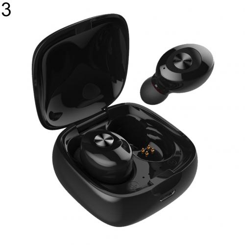 Sport ergonomische waterdichte 3d stereo  v5.0 bluetooth oordopjes met oplaaddoos: 2 oordopjes met doosje