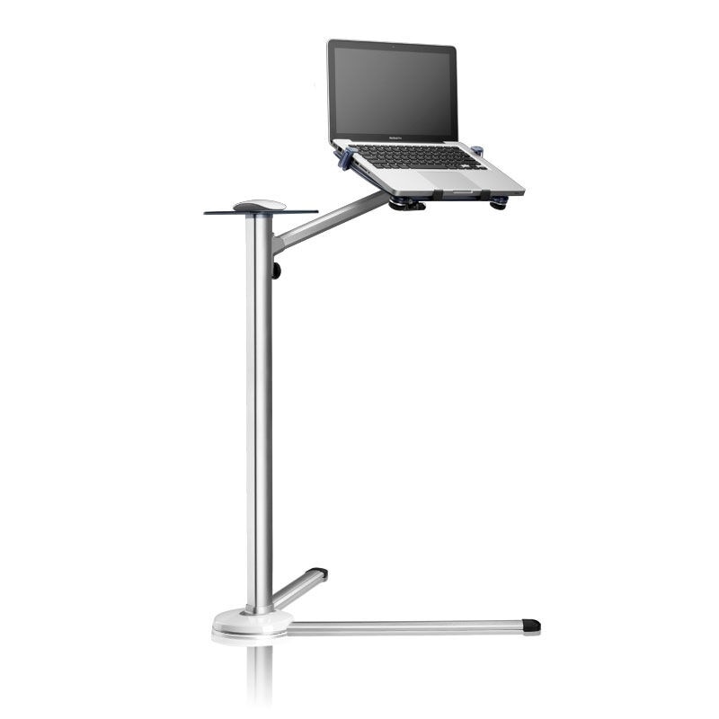 360 Degree Rotation UP-7 Height Adjustable Laptop Floor Stand With Mouse Tray Aluminum Alloy Ergonomics Laptop Desk Holder