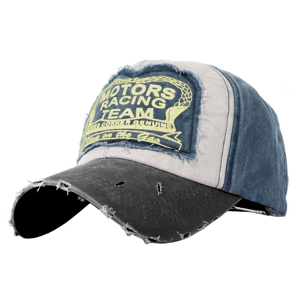 Unisex Retro Baseball Cap Lente Vrouwen Mannen Casual Snapback Hoed Gewassen Katoen Vader Hoed Slijpen Vintage Brief Zonnehoed: NO9