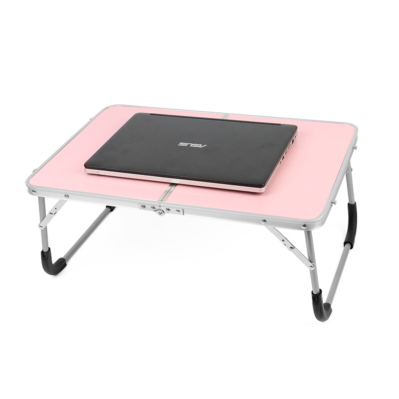 61*41*27 cm justerbar bærbar bærbar skrivebordsstativ til seng hvid computerbord læsebordsbakke: Lyserød