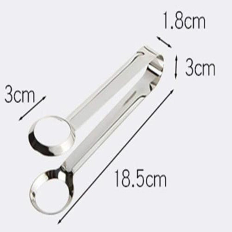 Brand Style Stainless Steel Buffet Egg Bread Food Tongs Clip Kitchen Clamp Egg Serving Tong