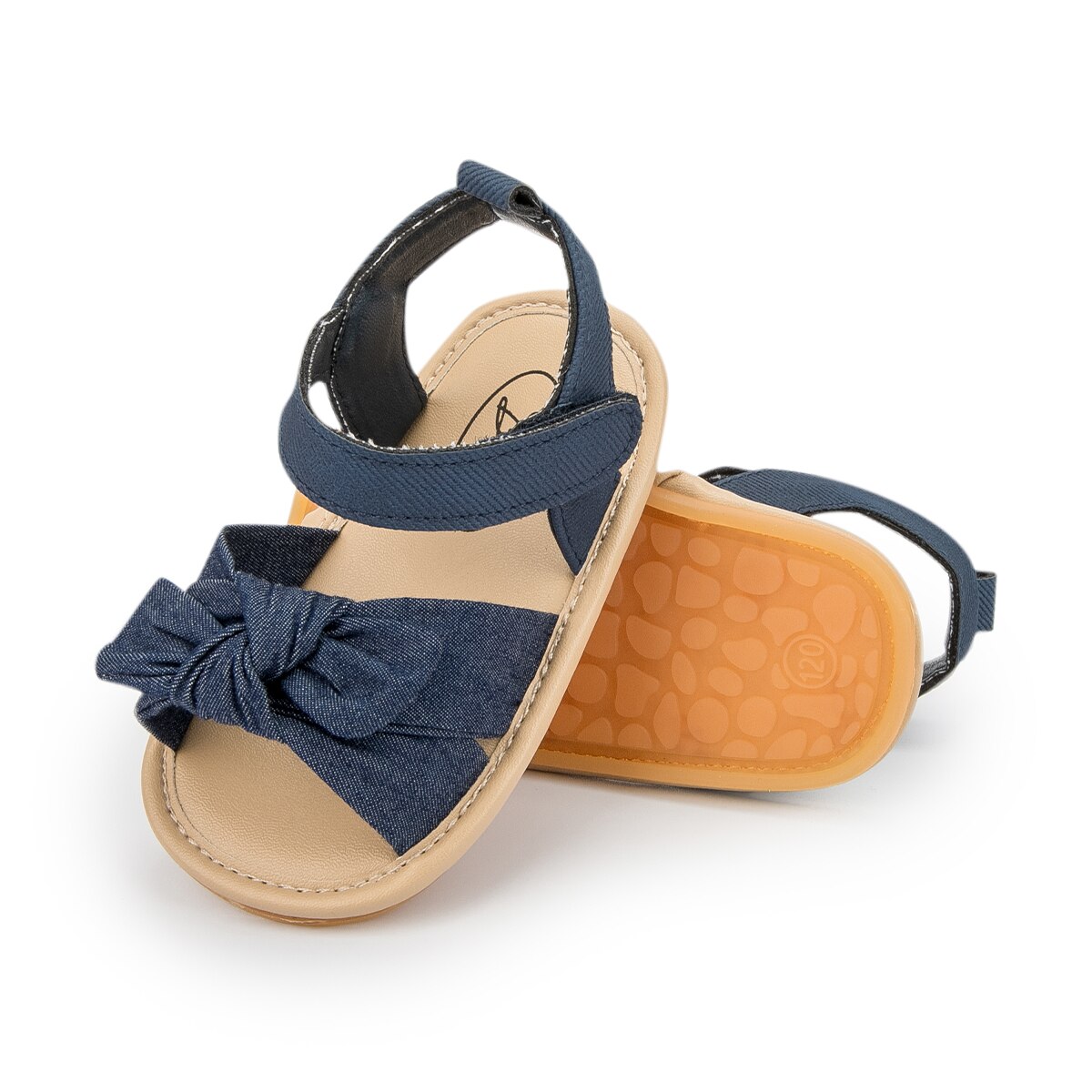 Sandals Baby Girls Cute Bowknot Princess Shoes Toddler Infant Flat Soft-Sole Summer Sandals Non-slip Shoes Crib