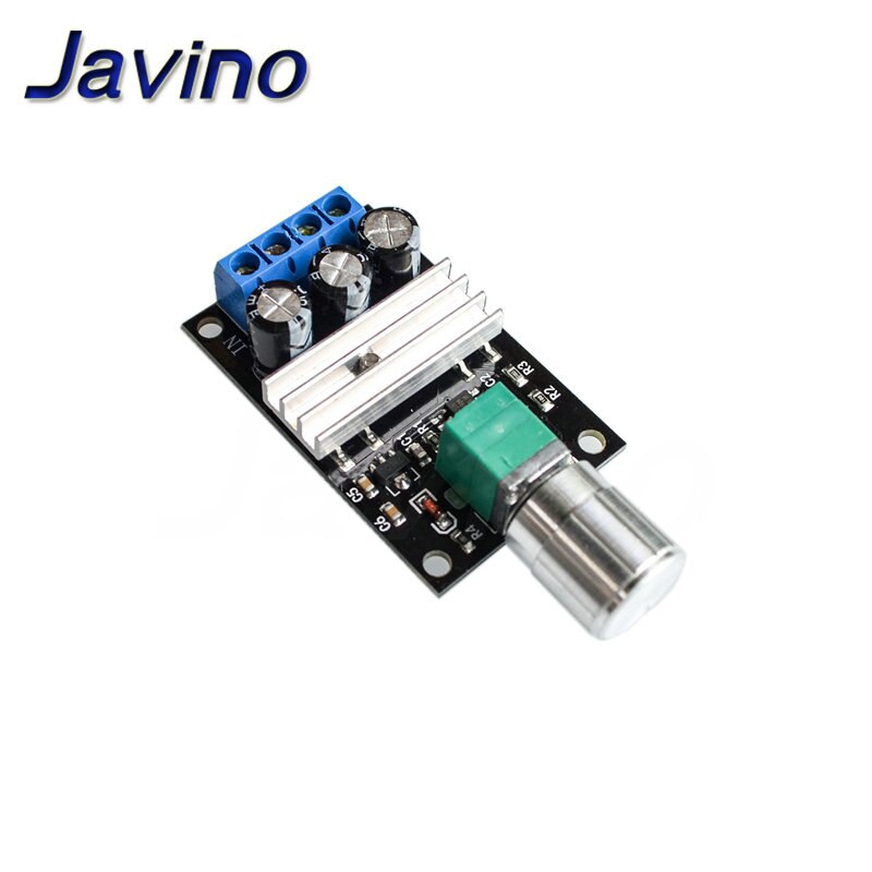 DC 6V 12V 24V 28VDC 3A 80W PWM Motor Speed Controller Regulator Adjustable Variable Speed Control With Potentiometer Switch