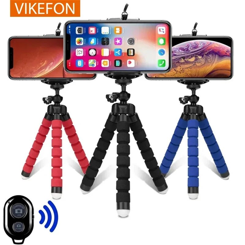 Statyw do telefonu Octopus uchwyt na biurko można wygiąć przenośny wielofunkcyjny aparat strzelanie na świeżym powietrzu Vlog na żywo uchwyt na smartfona