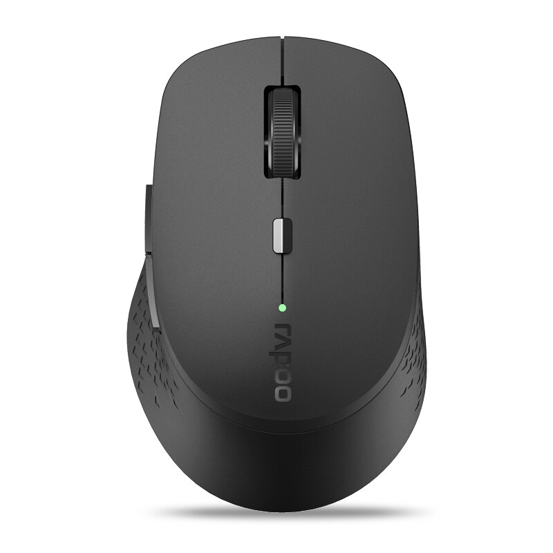 Rapoo M300G Silent Wireless Mouse Multi-mode Bluetooth Mouse Portable Optical Mice with Ergonomic Support up to 3 Devices: Default Title