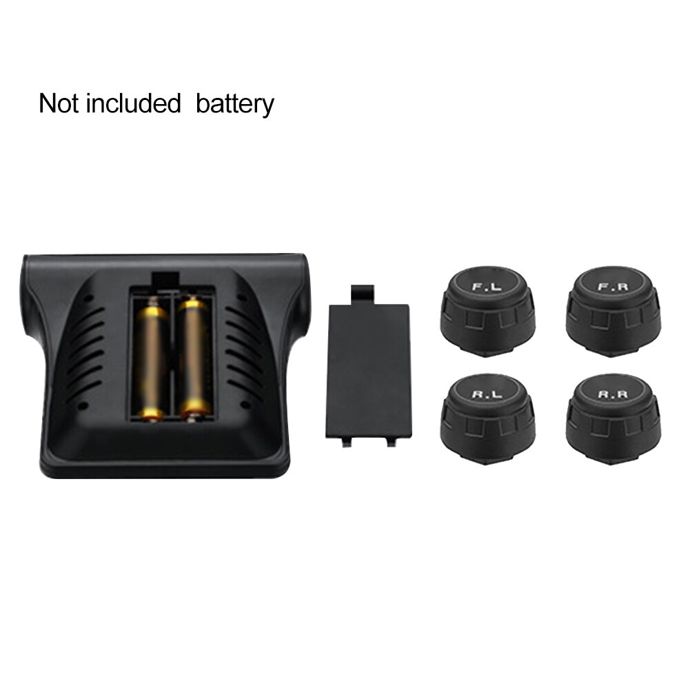 Battery Type Wireless Car Tire Pressure Monitor Auto Security Alarm Systems Temperature Warning Car Check Tool