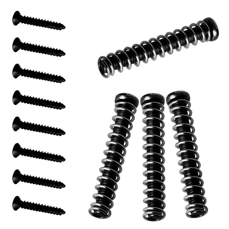 6 Pieces Electric Guitar Single Coil Pickup Screws Springs Set 20.2 X 3mm Pickup Screw He Qiyong