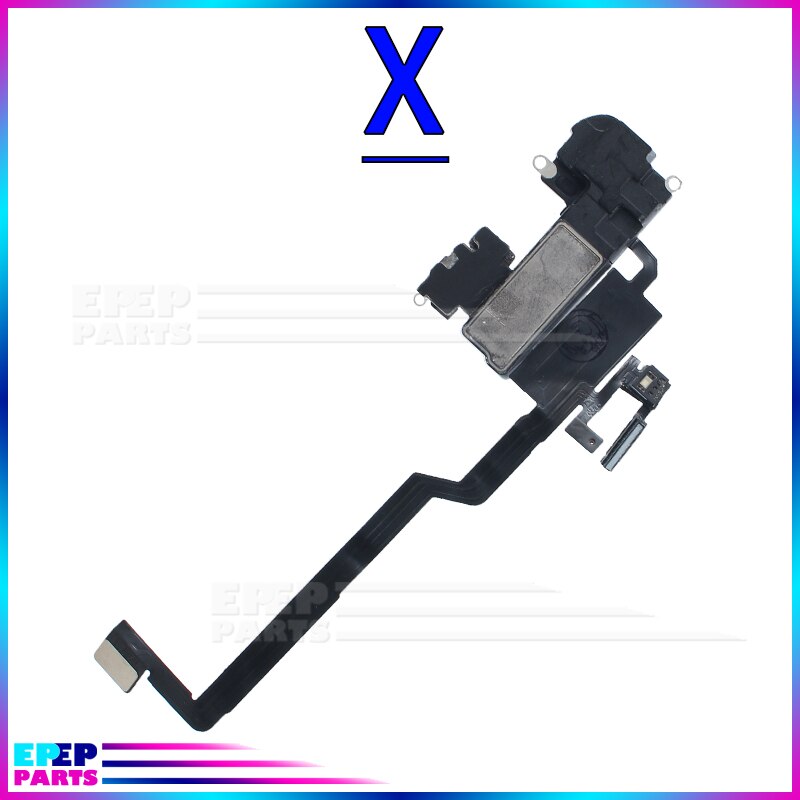 1Stck Hörer Mit Nähe Licht Sensor biegen Kabel Für iPhone X XR XS 11 11Profi 12 12Mini 12Profi max Ohr Lautsprecher: X