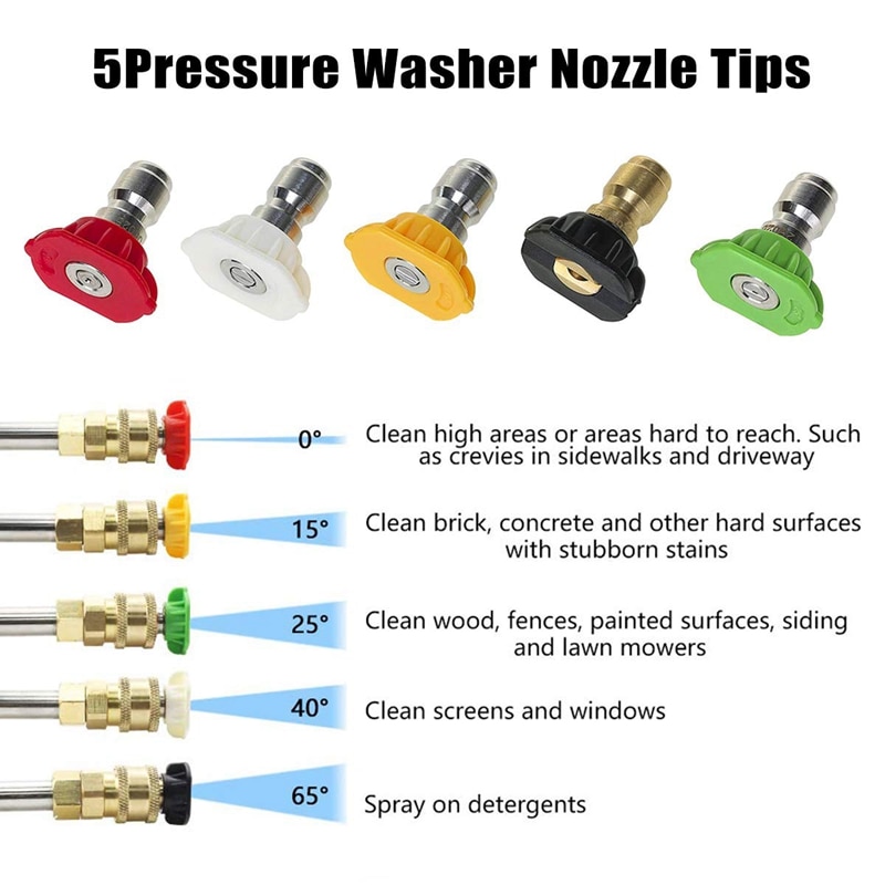 Hogedrukreiniger Extension Wand, 90 Inch Power Washer Lance, 120 Graden Draaibare Koppeling, 1/4 Inch Quick Connect Fitting Om Vrouwelijke