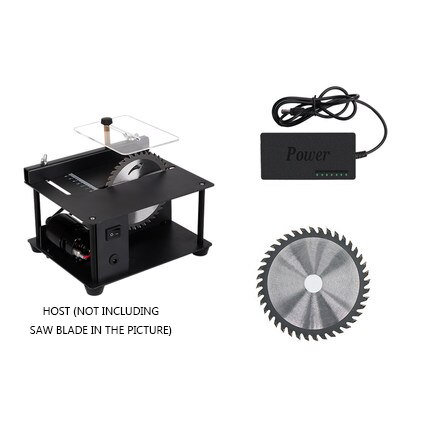150W Multifunctional Mini Table Saw DC Woodworking Sliding Table Saw Jade Handmade DIY Crafts Cutting Machine Angle Cut Tools: Simple model A