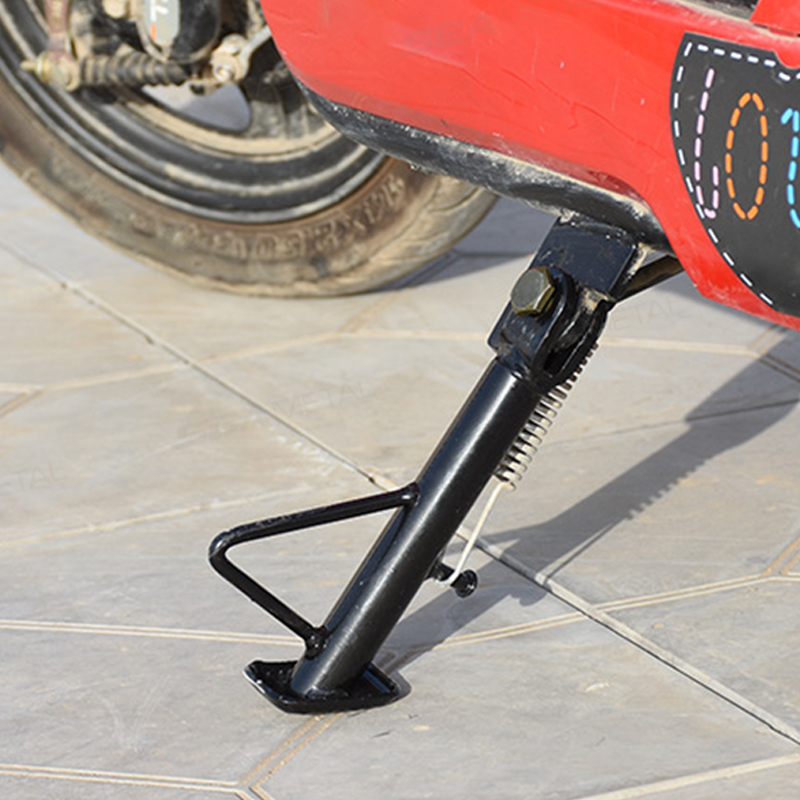 SEAMETAL Cavalletto per moto Cavalletto laterale Staffa per piede Supporto per cavalletto laterale per scooter a motore universale Accessori per supporti per moto