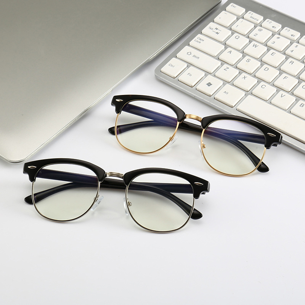 Women Blue Light Blocking Spectacles Anti Eyestrain Decorative Glasses Light Computer Radiation Protection Eyewear