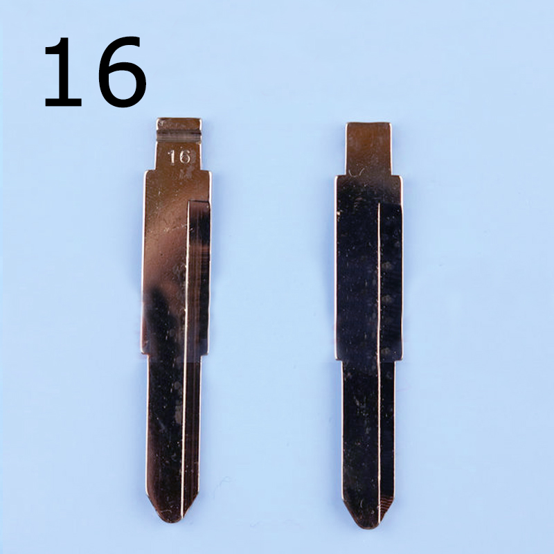 Remote Key Blade #4 #22 #25 #29 #39 #57 #69 #67 #62 Car key embryo Right Left Blade Car Key Embryo replacing the key head: 16