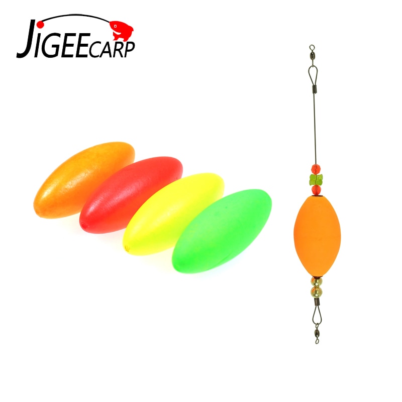 JIGEECARP 50 Uds flotador corcho de pesca para pescar pesca de bagre plataforma flotar flotabilidad pesca en agua salada flota de pesca accesorio