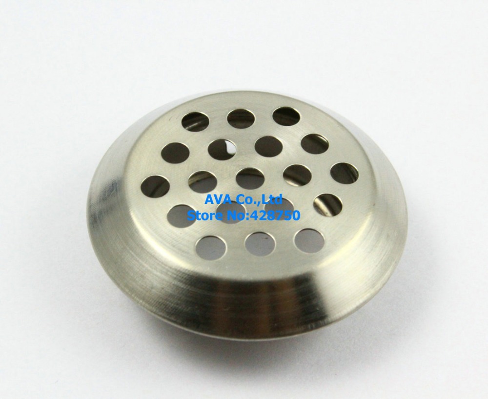 20 Pieces 25mm Cabinet Air Vent Louver Mesh Hole / Stainless Steel / Convexity