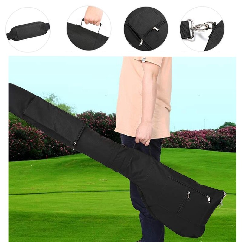 Golf Foldable Bag-Driving Range Mini Training Practice Golf Bag Travel Case