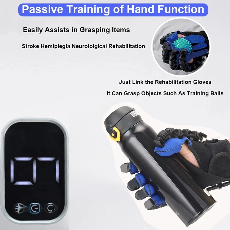 Handrevalidatie Robot Fysiotherapie Handschoenen Hemiplegie Apparaat Beroerte Recovery Apparatuur Linker Rechterhand Therapie Massage Handschoen