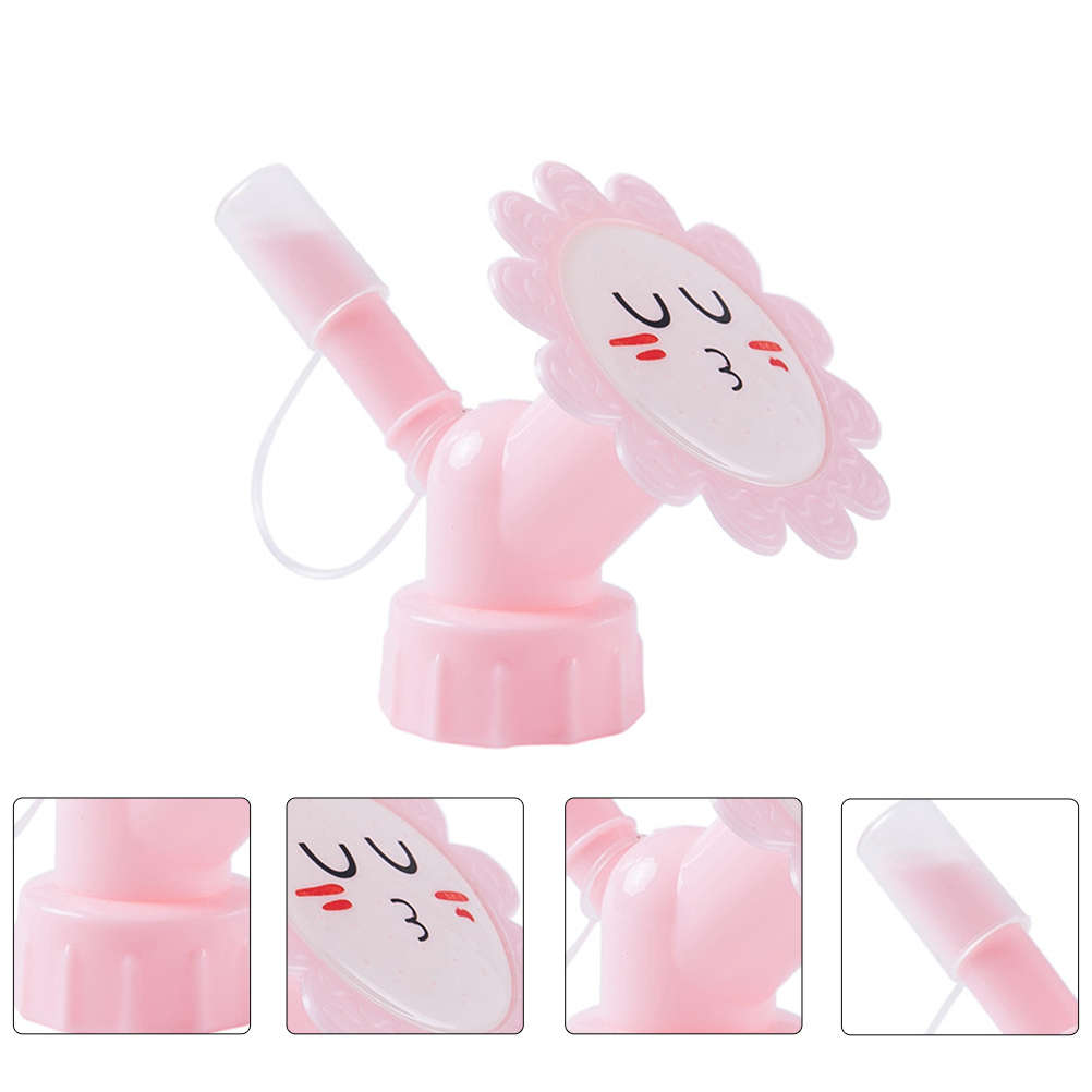 6pcs Simple Durable Funny Bottle Sprinkler Spouts Sprinkler Spouts Bottle Water Sprinklers: Pink 