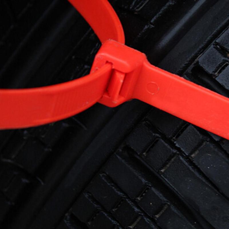 VODOOL 10Pcs/Set Universal Plastic Car Wheel Tyre Anti Skid Chains For Auto SUV Winter Tires Snow Mud Road Emergency Snow Chain