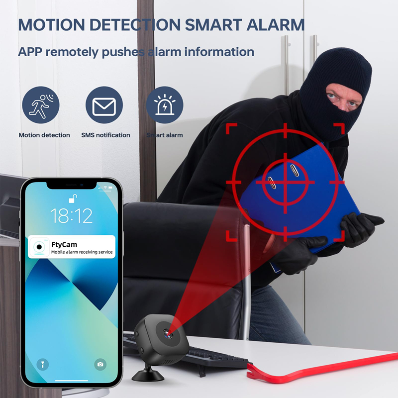 Xiaomi WiFi HD Wireless WiFi Camera Home Security Charge Camera Babymonitor Night Version Voice Video 360° Human Detection