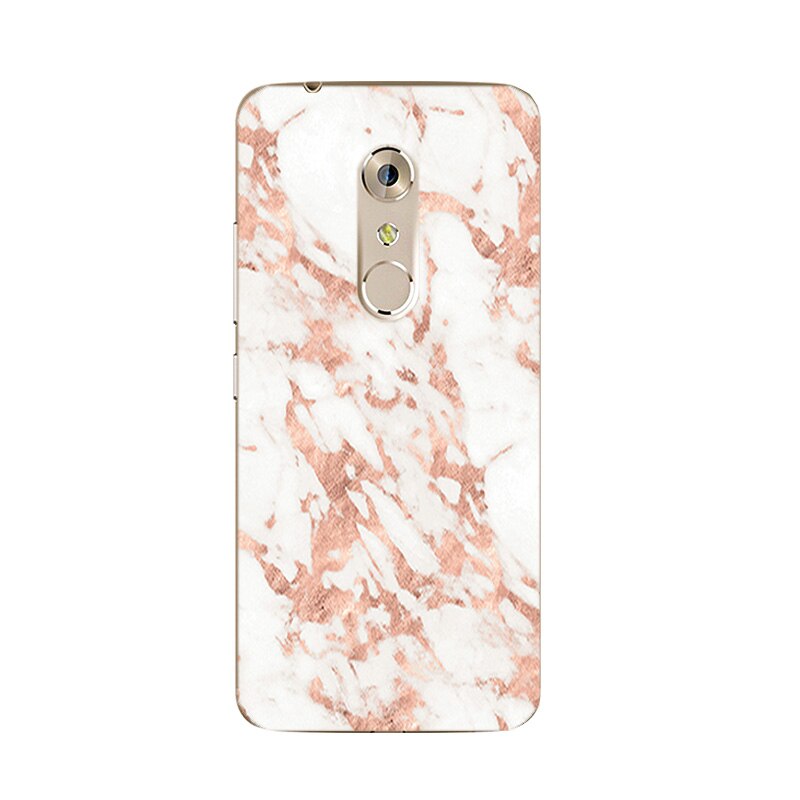 Para ZTE Nubia Z17 Mini TPU funda de teléfono para Axon 7 / 7 Mini cubierta ultradelgada para Nubia Z9 MAX carcasa de silicona patrón de mármol mezclado: for ZTE Axon 7 A2017 / 9154 5