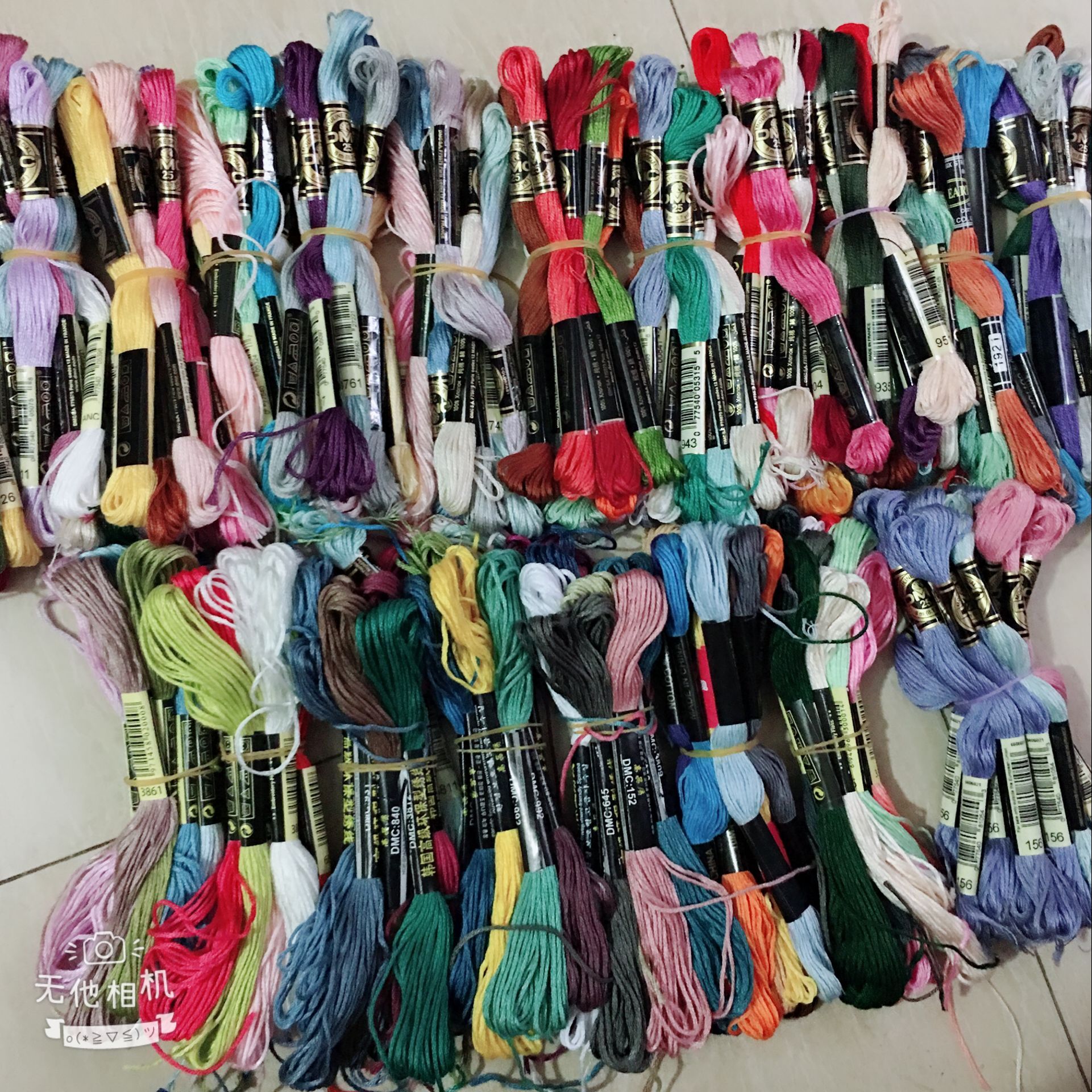 Stock selling Mixed 10 dmc cxc Colors Threads Line Polyester Cross Stitch Embroidery Thread Floss Sewing hread Line For DIY