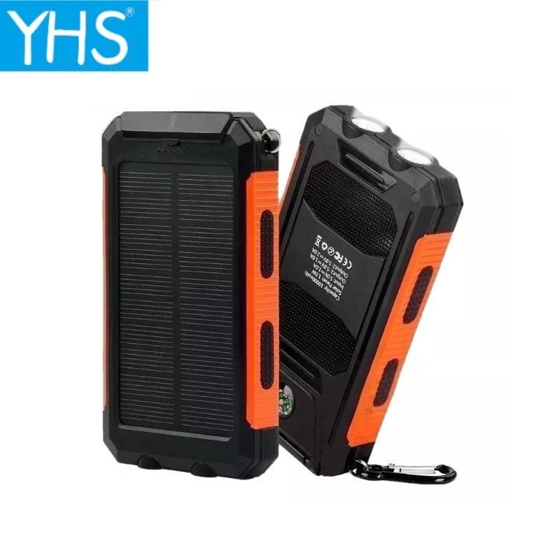 Solar Power Bank 80000Mah Draagbare Opladen Poverbank Externe Batterij Oplader Powerbank 80000Mah Voor Alle Smartphones