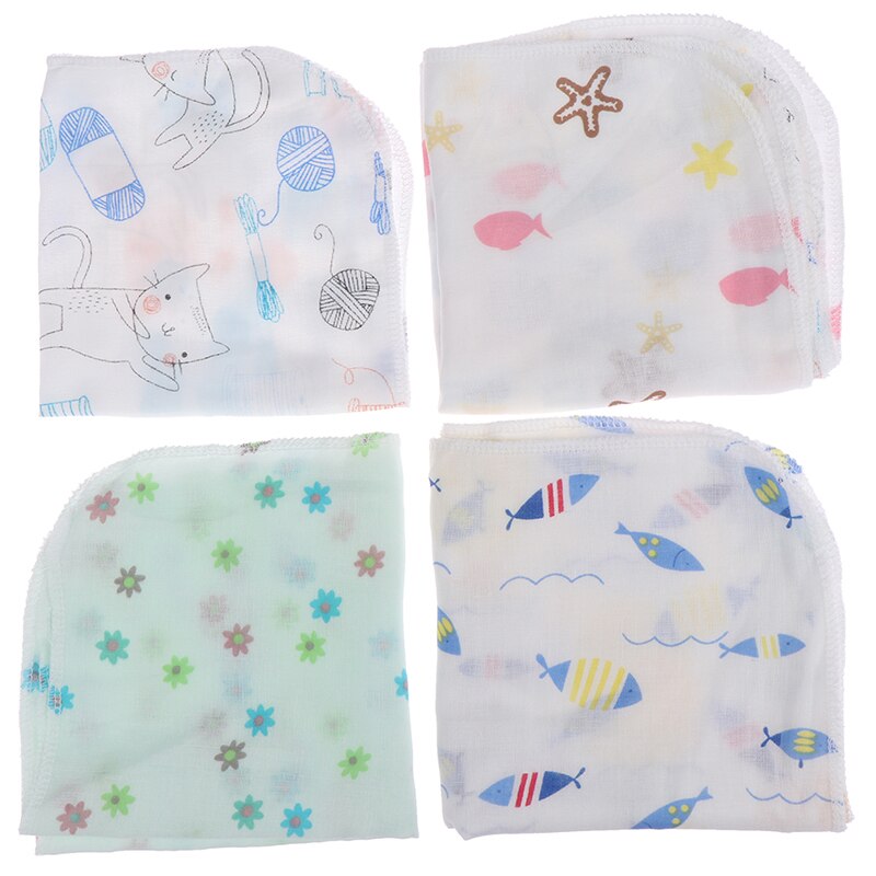 1pc baby cartoon handdoeken baby zakdoek baden voeden gezicht washandje doekje