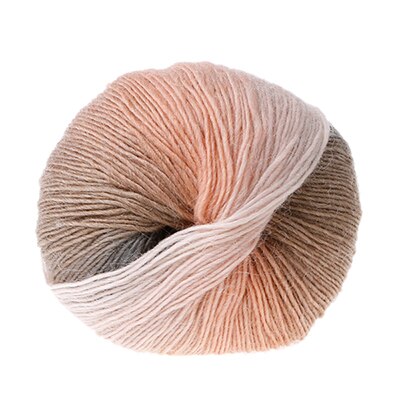 1Ball 50g Hand-woven Rainbow Colorful Crochet Cashmere Wool Blend Yarn Knitting Knitting Yarn Wool Blend Yarn: 17