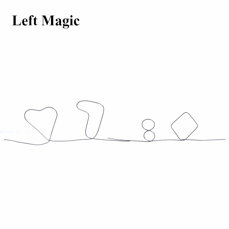 1 szt gorąca sprzedaż sihir Memory Metal Wire Fire Prediction Hearts 7 magicznych sztuczek magiczny pokaz zbliżenie magiczna iluzja 82060