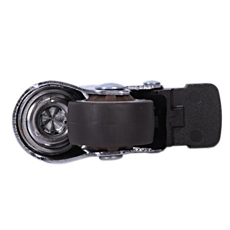4 peças mini rodízios pequenos 1 Polegada m8x15mm tpe rodas silenciosas com freio roda rodízios universais para a gaveta da estante da mobília
