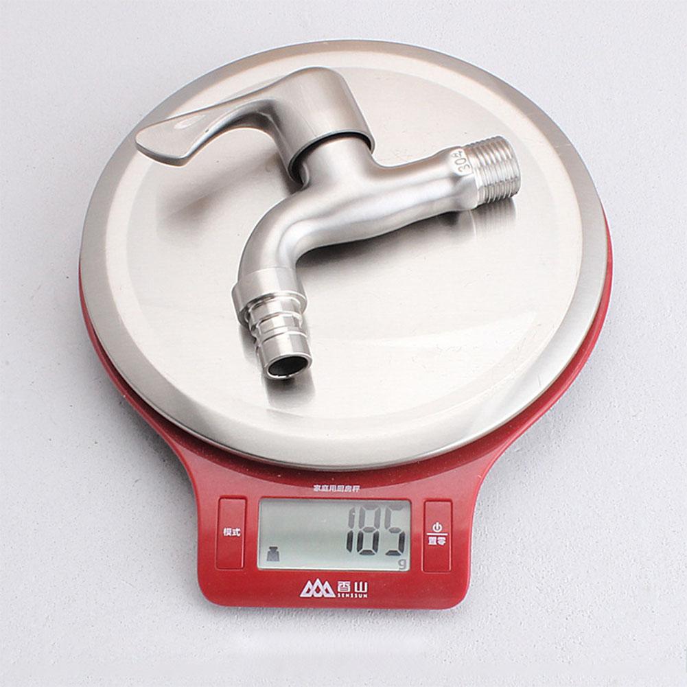 Stainless Steel Water Faucet Wall Mounting Ceramic Core Water Tap for Washing Machine