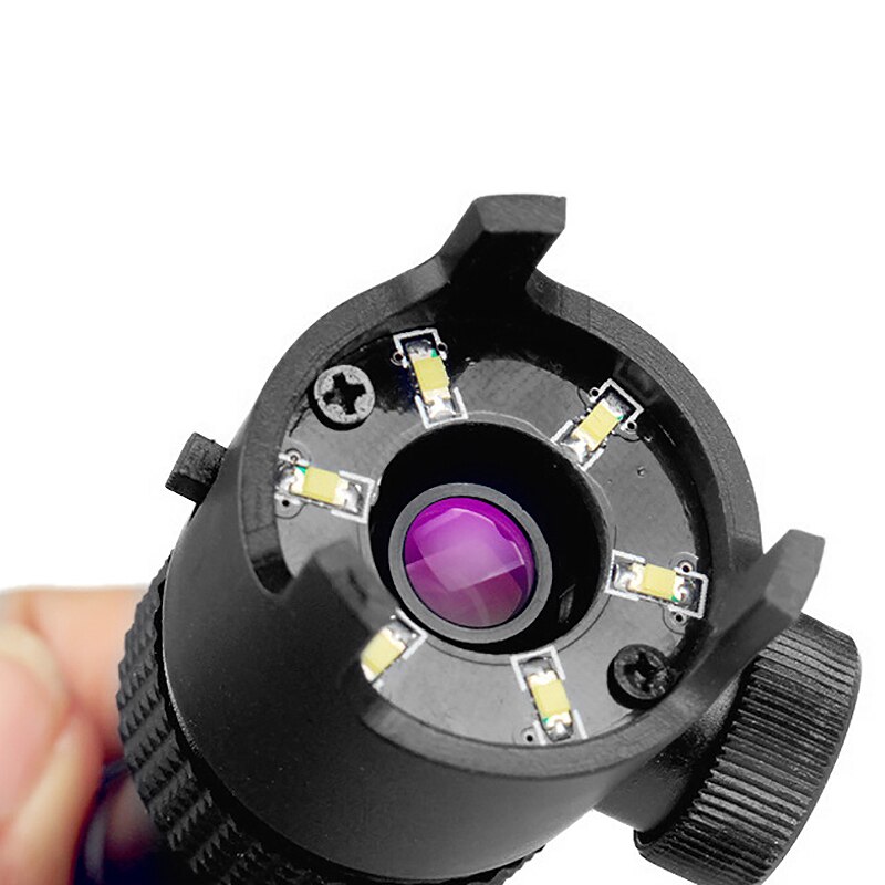 50X mini Microscopio della Tasca Illuminato Giadeite Dei Monili di Giada Valutazione di Identificazione nifier Metallo Tenuto in Mano nifying di Vetro