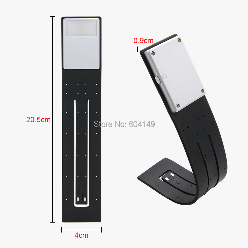 Oplaadbare E-Book Led Light Voor Kindle Papier Usb Led Power Bank Leeslamp 4 Intensiteiten Verlichting Flexibele E Lezen boek Licht