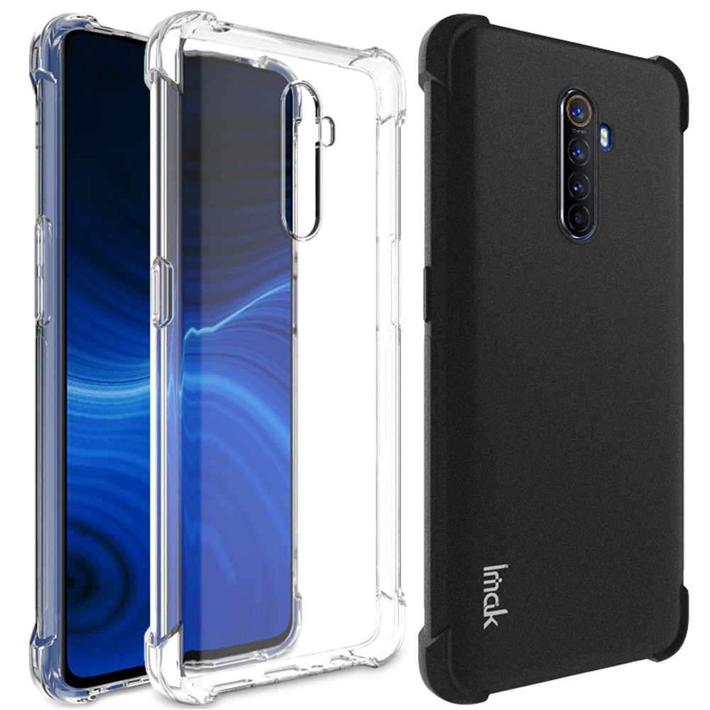 IMAK Airbag Fall Für Realme X2 Pro Oppo Reno Ace Tropfen widerstand Weiche TPU Silikon Klar Transparente Abdeckung