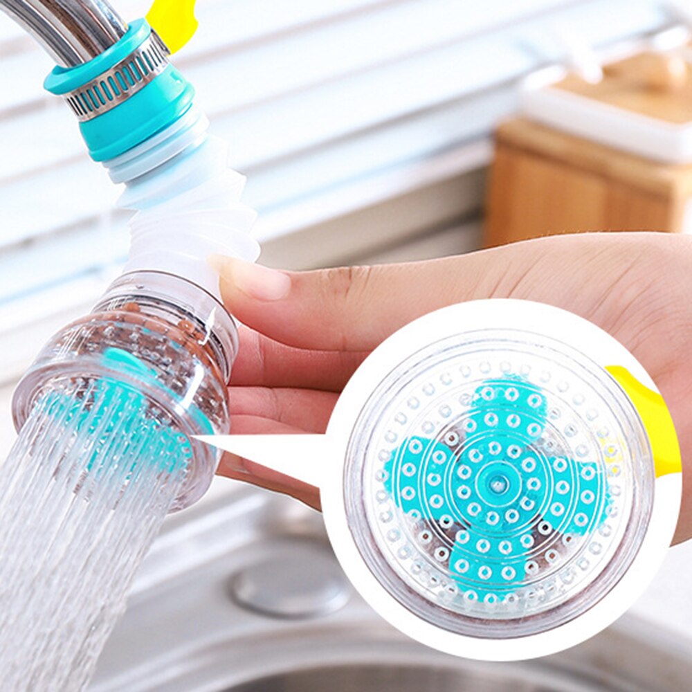 Économiseur d'eau rotatif, accessoires de cuisine, salle de bains, filtre d'arrosage, rallonges de robinet, outil télescopique de filtrage de l'eau du robinet
