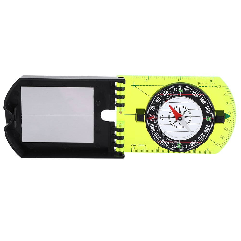 0-360 Graus Engrenagem de Caminhada Bússolas Aço inoxidável & GPS Magnética de Alta Precisão Escala de Bolso Bússola Geológica Trânsito
