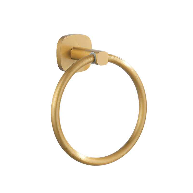 Porte-serviettes mural avec étagère, cintre pour vêtements, salle de bains, or brossé, WC porte-papier, support pour téléphone, porte-papier: towel ring